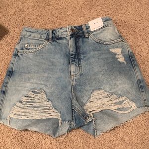 Topshop denim shorts